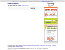 Tablet Screenshot of cicada.org