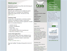 Tablet Screenshot of cicada.com